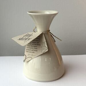 Material Good Little Shirley Vase Lauren Burman Rainier White Pottery